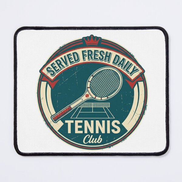 Item preview, Served Fresh Daily Tennis Shirt Retro Tennis Design designed and sold by RunningWhiskers.