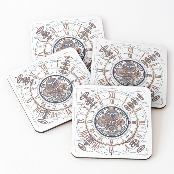 Item preview, Luxury Chronograph Gear Movement - High End Horology Art designed and sold by krish-prints.