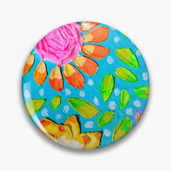Item preview, textured flowers designed and sold by Tereza Pilar  Art.
