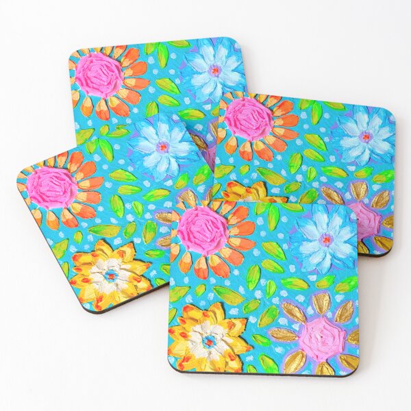 Item preview, textured flowers designed and sold by Tereza Pilar  Art.