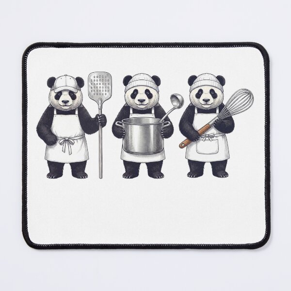Item preview, The Panda kitchen Crew designed and sold by Bluebird Crafted Tee.