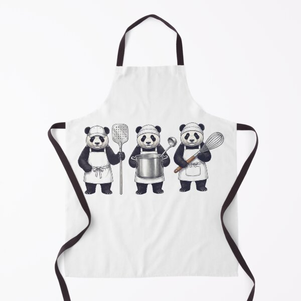 Item preview, The Panda kitchen Crew designed and sold by Bluebird Crafted Tee.