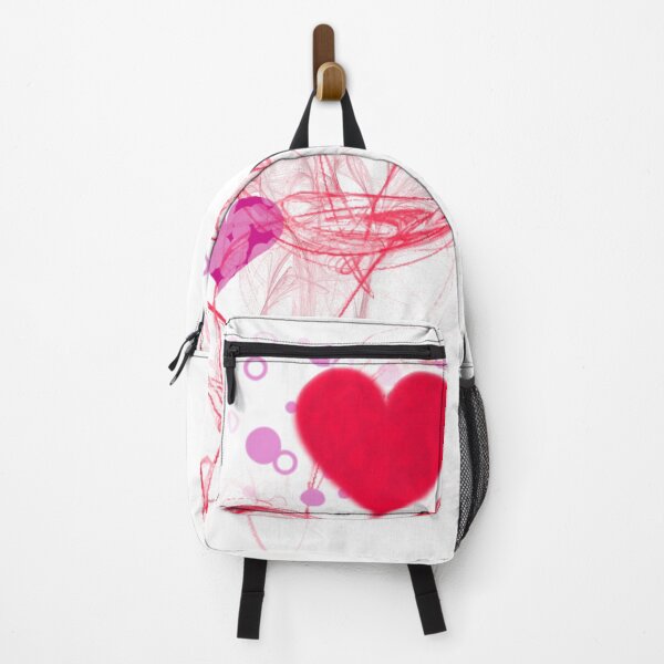 Item preview, Elegant Red Heart with Wireframe Swirls – Romantic Valentine's Line Art designed and sold by RaresS.