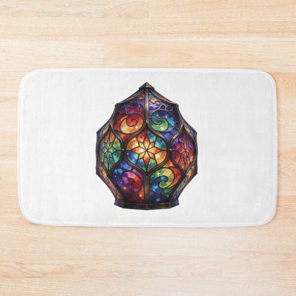 Item preview, Stained Glass Lantern Sticker | Fantasy Lantern Art designed and sold by AillustriaAK.
