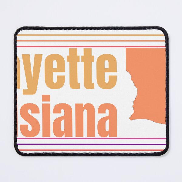 Item preview, Lafayette Louisiana City Marked On State Map designed and sold by TheIconSmith.