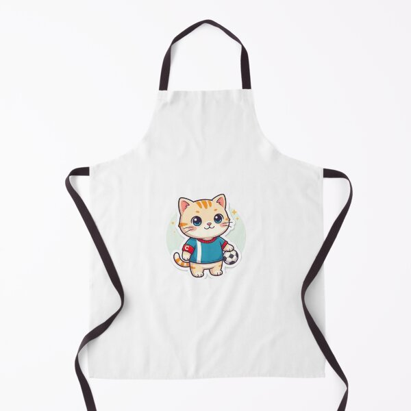 Item preview, Football Cat Sticker | Soccer Player Cat Design | Sports Fan Animal Artwork ⚽?? designed and sold by Pandey14.