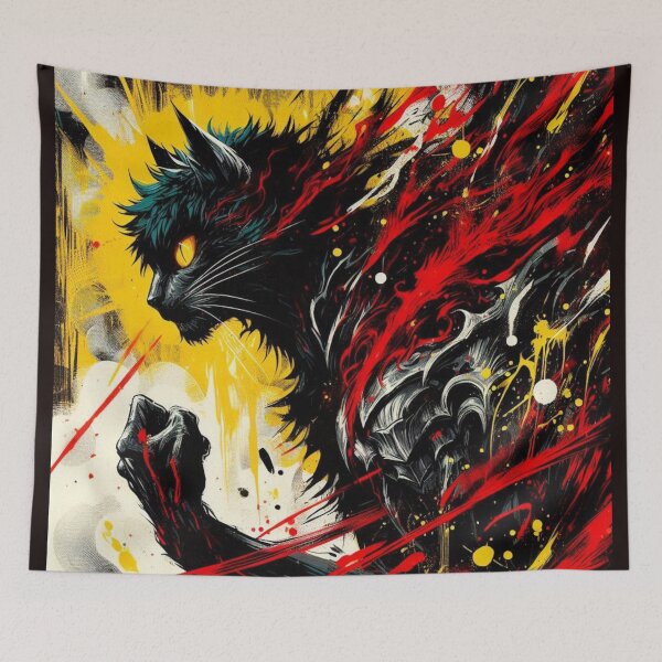 Item preview, Berserk Black Cat designed and sold by Jurand  Creations.