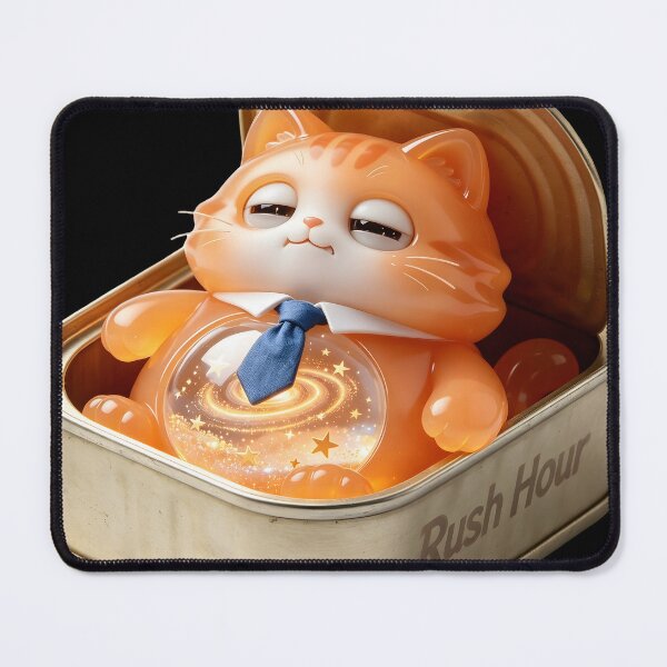 Item preview, Emerald Cat - Rush Hour Sardine: The Commuter's Struggle designed and sold by ABYSSLAB.