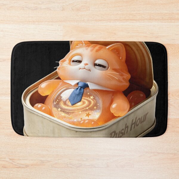 Item preview, Emerald Cat - Rush Hour Sardine: The Commuter's Struggle designed and sold by ABYSSLAB.