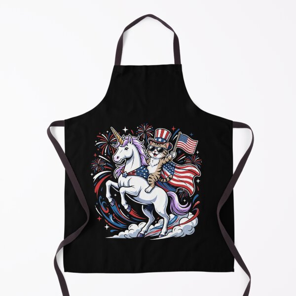 Item preview, Patriotic Cat Unicorn Fourth Of July designed and sold by SofenArt.