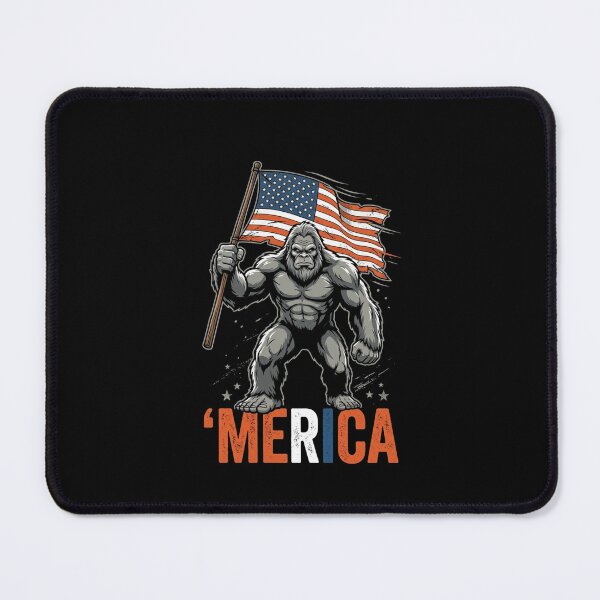 Item preview, Bigfoot American Flag Patriot 'Merica designed and sold by SofenArt.