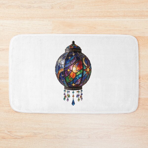 Item preview, Stained Glass Lantern Sticker | Fantasy Lantern Art designed and sold by AillustriaAK.