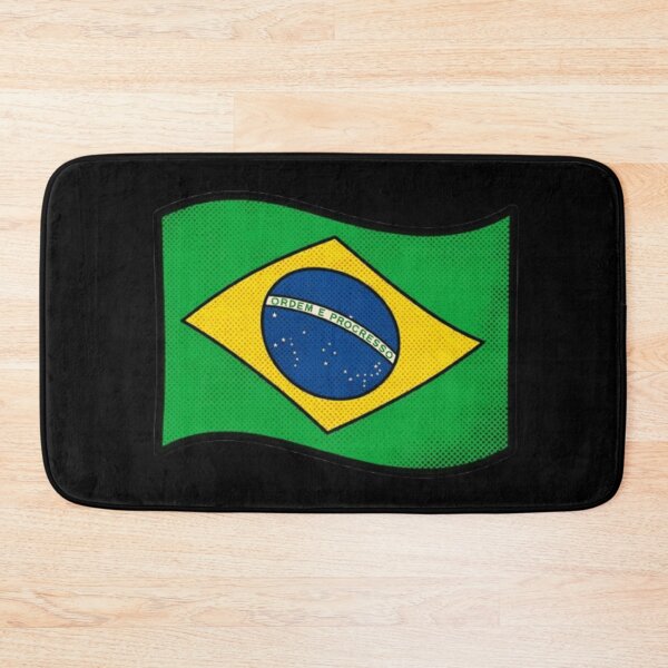 Item preview, Brazil – Green, Yellow, and Blue Pop Art Flag designed and sold by Wawan35200.