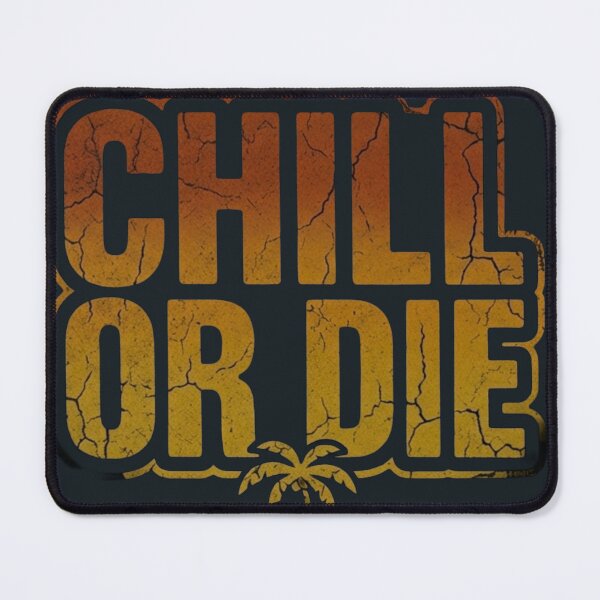 Item preview, Chill or Die Funny Vintage Pun - Distressed 80s Retro Gradient T-Shirt designed and sold by Clintora.