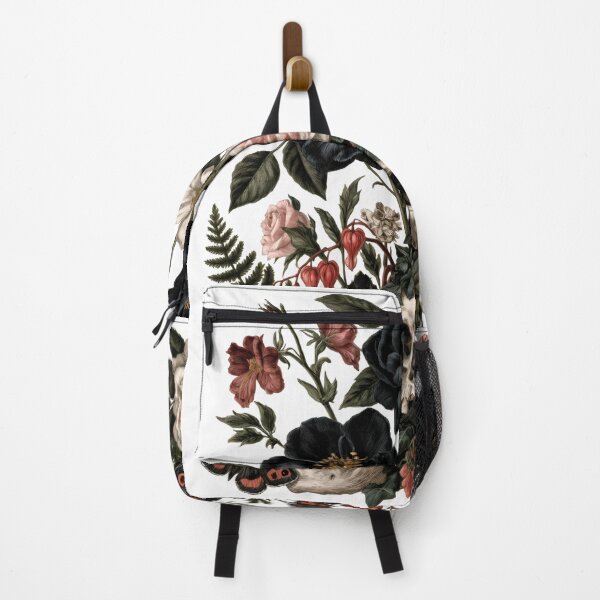 Item preview, T-Shirt - Wall Art - Gothic Botanical Illustration: Skulls and Blooms designed and sold by ForeverPrintsOK.