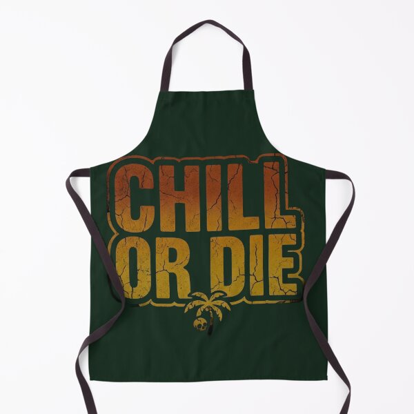 Item preview, Chill or Die Funny Vintage Pun - Distressed 80s Retro Gradient T-Shirt designed and sold by Clintora.
