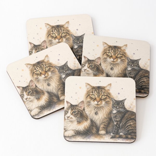 Item preview, Nats cats designed and sold by Margaret Metcalfe.