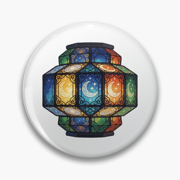 Item preview, Stained Glass Lantern Sticker | Fantasy Lantern Art designed and sold by AillustriaAK.