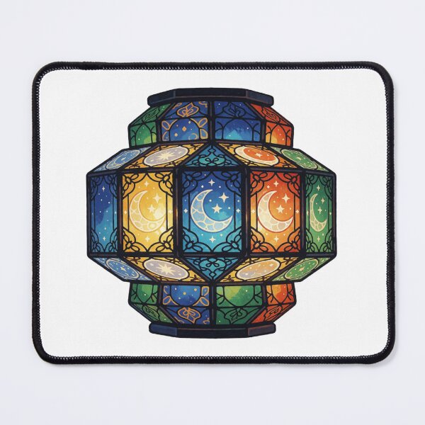 Item preview, Stained Glass Lantern Sticker | Fantasy Lantern Art designed and sold by AillustriaAK.