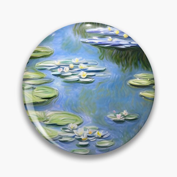 Item preview, Water Lilies: Impression of Reflections & Blossoming Surfaces (17) designed and sold by artdesignsnow.