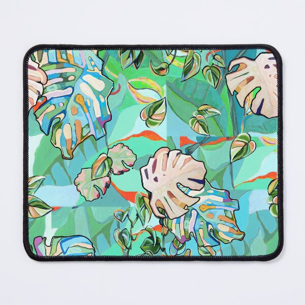 Item preview, Colorful Tropical Monstera Pattern designed and sold by imaniko.
