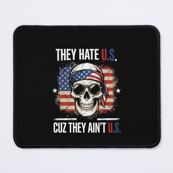 Item preview, They Hate U.S. Cuz They Ain't U.S. American Patriot USA Pride Veteran Military Freedom designed and sold by SofenArt.