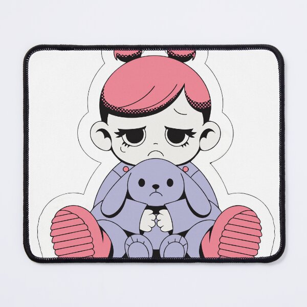 Item preview, Retro Sad Anime Baby Girl Sticker designed and sold by inkfusionhub99.