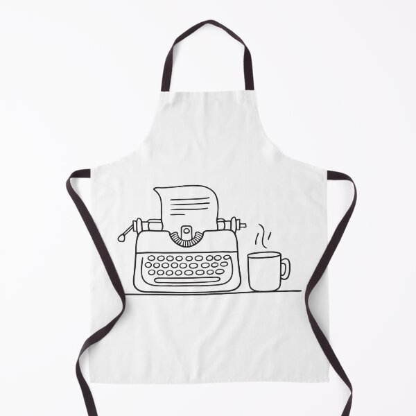 Item preview, Typewriter Near Steaming Coffee Mug designed and sold by rasagamastore.