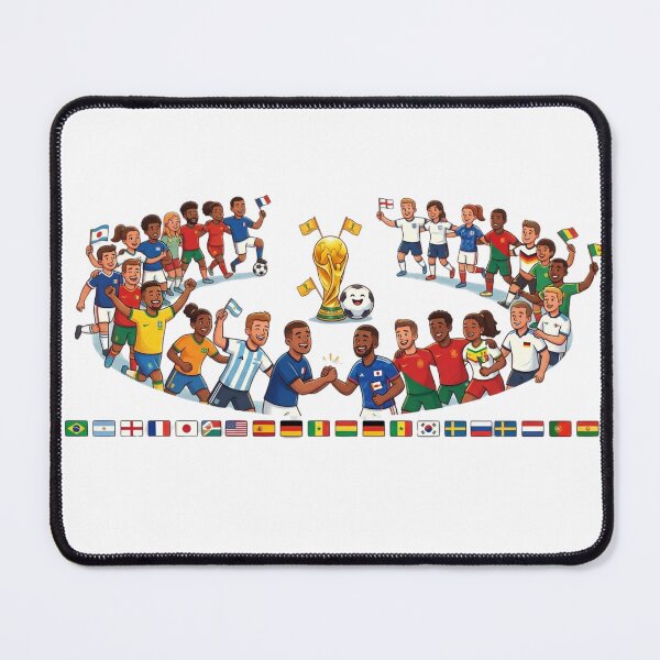 Item preview, Global Football Unity – Cute World Cup Fans & Teams designed and sold by Wear Sculpt.