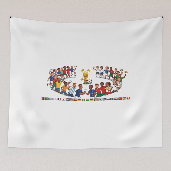 Item preview, Global Football Unity – Cute World Cup Fans & Teams designed and sold by Wear Sculpt.