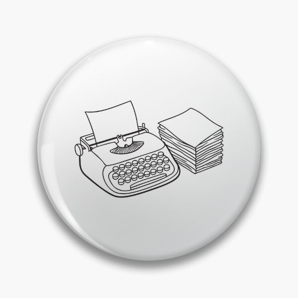 Item preview, Typewriter Beside Stack of Blank Paper designed and sold by rasagamastore.