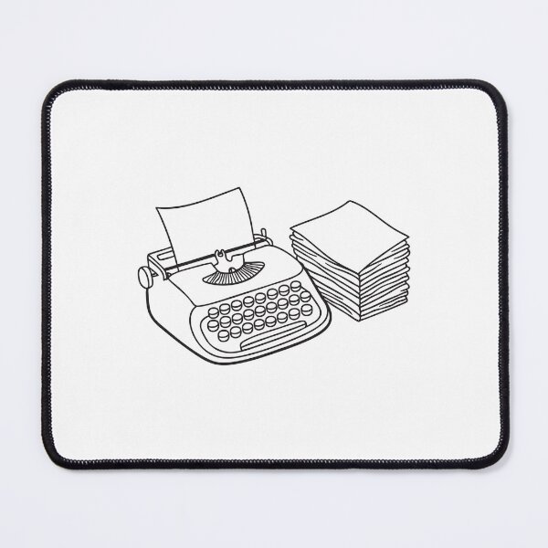 Item preview, Typewriter Beside Stack of Blank Paper designed and sold by rasagamastore.