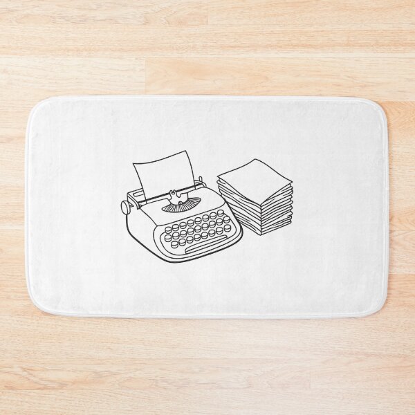 Item preview, Typewriter Beside Stack of Blank Paper designed and sold by rasagamastore.