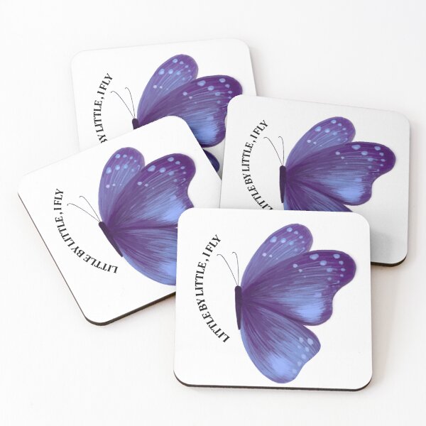 Item preview, Little by Little Butterfly Sticker | Inspirational Quote Art | Personal Growth Design ?✨? designed and sold by Pandey14.