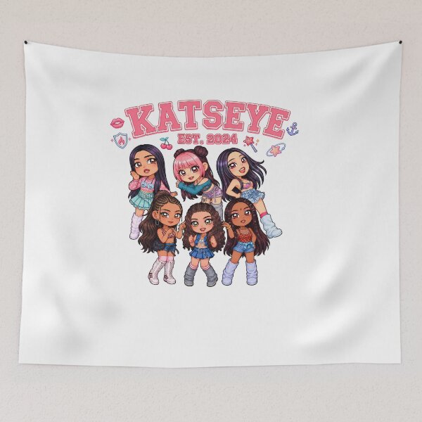 Item preview, Katseye Chibi Members Shirt, Cute Kpop Girl Group Graphic Tee, Eyekon Fan Gift, Y2K Concert Merch, Comfort Colors Shirt designed and sold by BerryHand.