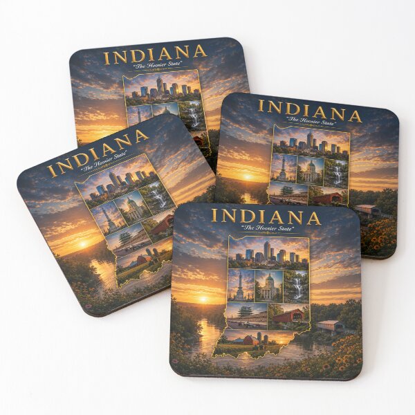 Item preview, Indiana State designed and sold by Heritage and Home Designs.
