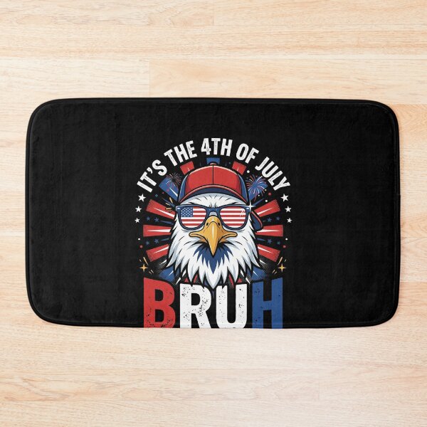 Item preview, It's The 4th Of July Bruh American Patriot Independence Day Eagle designed and sold by SofenArt.