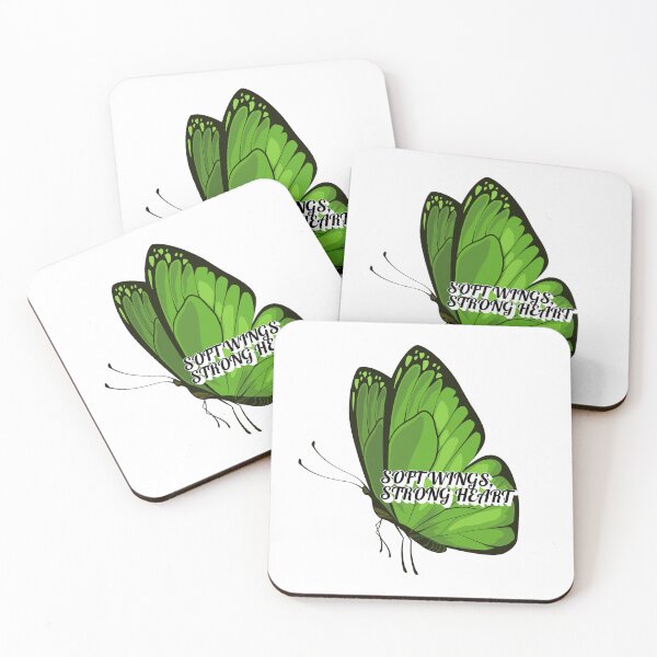 Item preview, Soft Wings Strong Heart Butterfly Sticker | Inspirational Quote Butterfly Art | Resilience & Growth Design ??✨ designed and sold by Pandey14.
