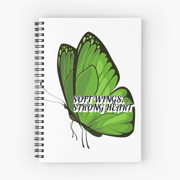 Item preview, Soft Wings Strong Heart Butterfly Sticker | Inspirational Quote Butterfly Art | Resilience & Growth Design ??✨ designed and sold by Pandey14.