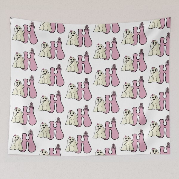 Item preview, Ghost and the Letter H Retro Alphabet  designed and sold by Chatula Print Studio.