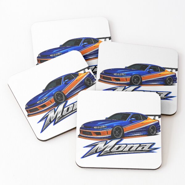 Item preview, classic japanese car mona lisa silvia clean background lettering designed and sold by Traceursniper.