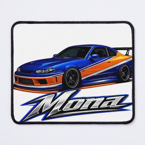 Item preview, classic japanese car mona lisa silvia clean background lettering designed and sold by Traceursniper.