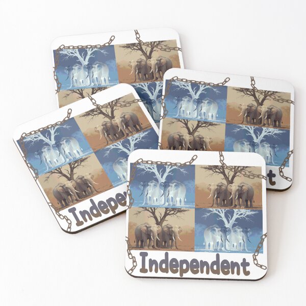 Item preview, Independent Elephants in Forest Arts  designed and sold by MigWhimsy.