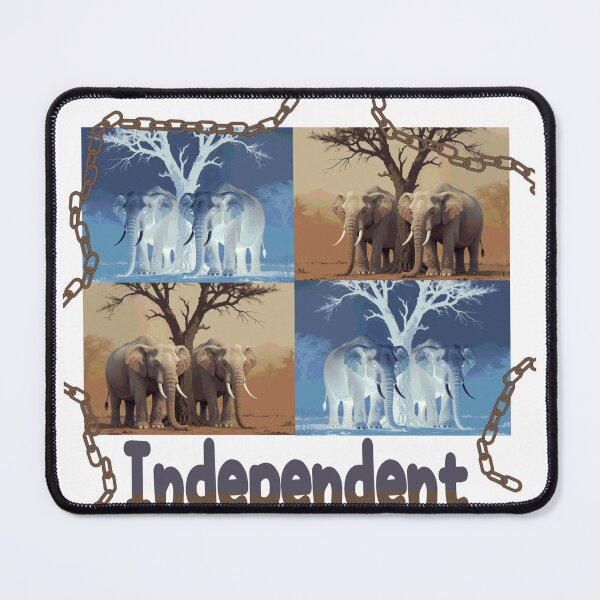 Item preview, Independent Elephants in Forest Arts  designed and sold by MigWhimsy.