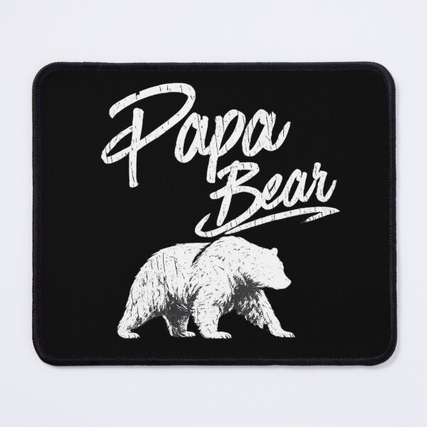 Item preview, Papa Bear Vintage Distressed Shirt | Rustic Dad Bear Graphic Design designed and sold by mansourhamid.