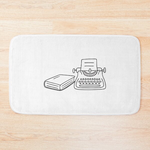 Item preview, Typewriter Beside Closed Book designed and sold by rasagamastore.