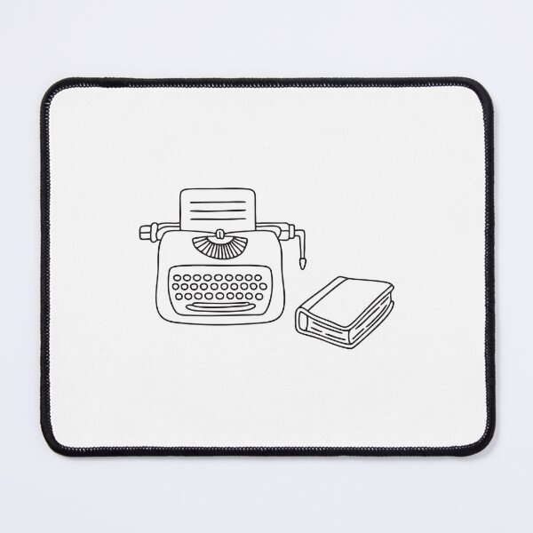 Item preview, Typewriter Beside Shut Book designed and sold by rasagamastore.