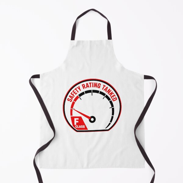 Item preview, Safety Rating Tanked - Sim Racing Humor designed and sold by GarageGraphics.