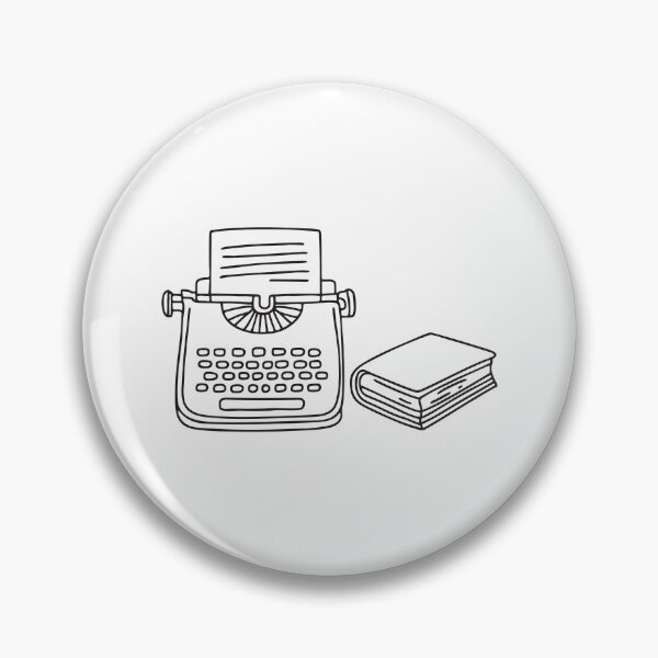 Item preview, Typewriter Resting Next to Closed Book designed and sold by rasagamastore.