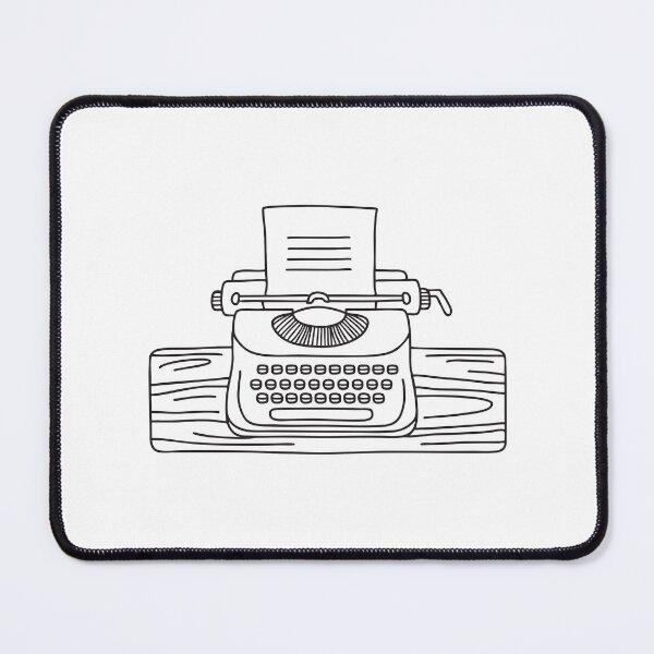 Item preview, Typewriter on Wooden Table designed and sold by rasagamastore.